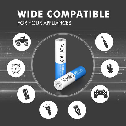 - Premium Grade AAA Batteries - 24 Pack - Alkaline Triple a Battery - Ultra Long-Lasting, Leakproof 1.5V Batteries - 10-Year Shelf Life