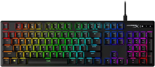 Alloy Origins - Mechanical Gaming Keyboard, Software-Controlled Light & Macro Customization, Compact Form Factor, RGB LED Backlit - Linear  Red Switch (Black)